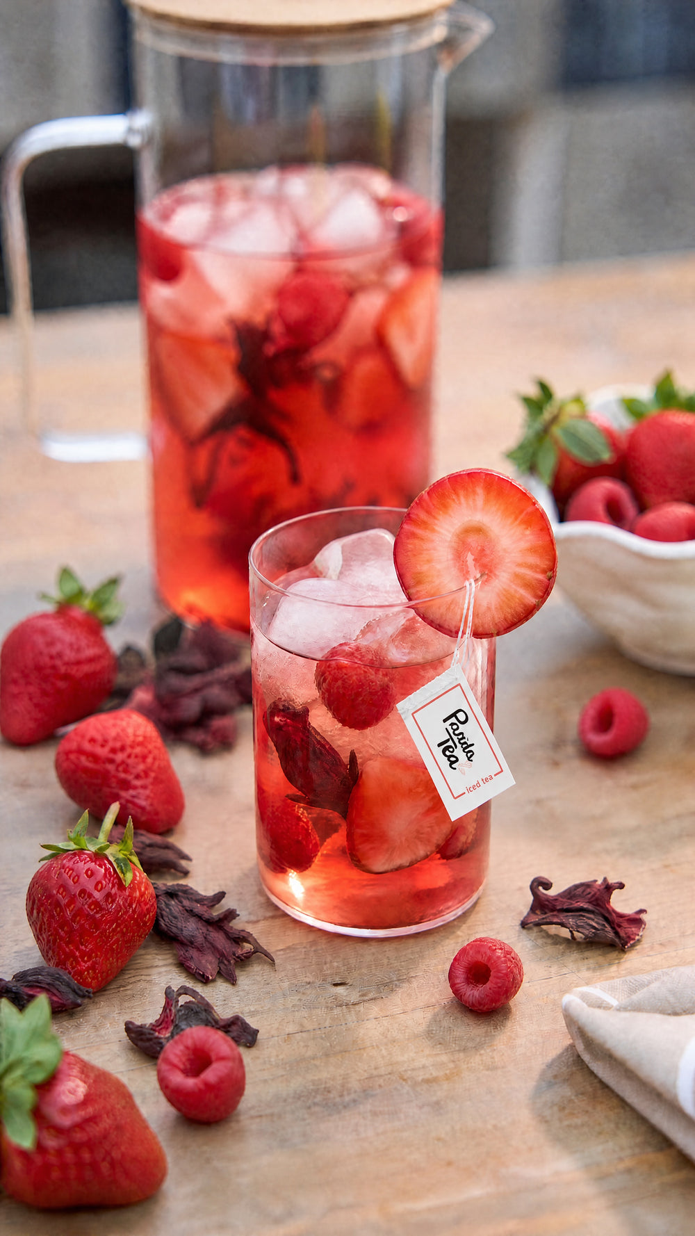Iced Tea Fruits Rouges